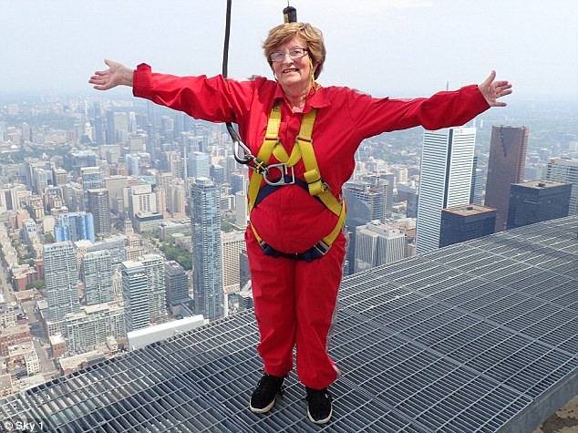 Nancy, 74, has now done a number of daredevil stunts and hopes she inspire others to face their fears