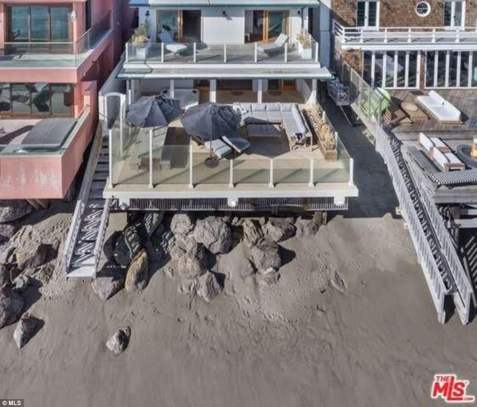 Trimming down his portfolio: Leo also put his beachfront property in Malibu on the market for $10.95 million 
