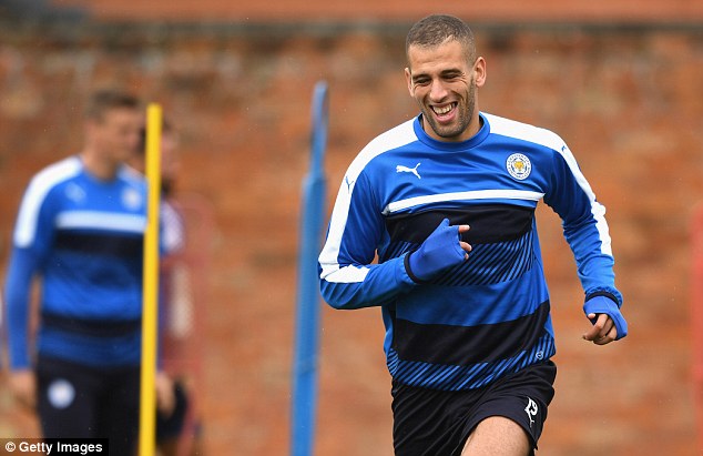 Leicester striker Islam Slimani is preparing to face Porto in the Champions League on Tuesday