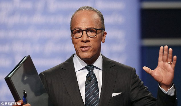 Lester Holt has received a barrage of criticism on social media for his performance as debate moderator on Monday night