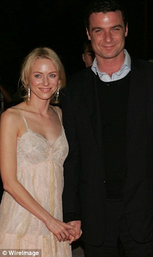 The beginning and the end: Naomi Watts and Liev Schreiber, who announced their separation on Monday, pictured in one of their first public appearances at the Toronto Film Festival in 2005