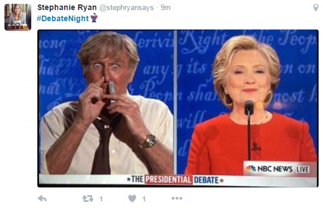 Trump also stole the social media spotlight for what Twitter users branded a #Trumpsniffle