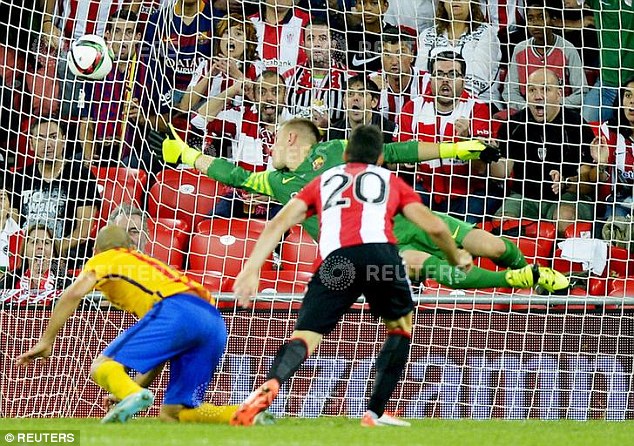 Ter Stegen joined Barca in a £10m deal from Borussia Monchengladbach in 2014