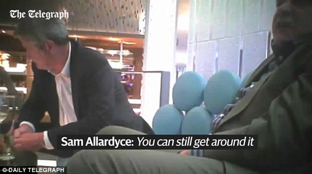 Allardyce told reporters that it was possible to get around third party ownership rules